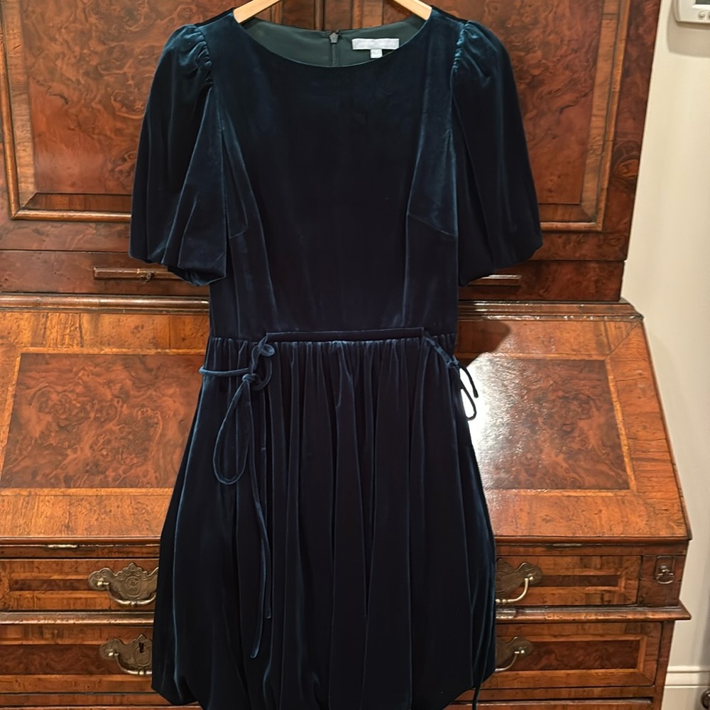 Nicola Bathie for Antonio Melani Velvet Dress. 17 inches pit to pit.